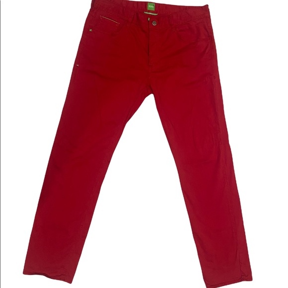 Hugo Boss Other - HUGO BOSS Brushed Cotton Chinos Button Closure 36/34 Pants